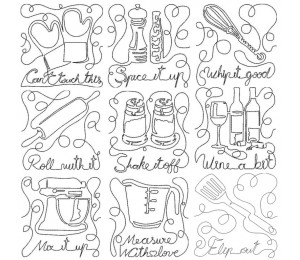 Stickserie - Quilt Blocks Küche